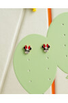 14 Ayar Altın Mickey MouseÇocuk Küpe
