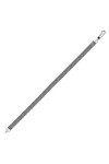 Gümüş Yassı Tilki Kuyruğu Unisex Bileklik